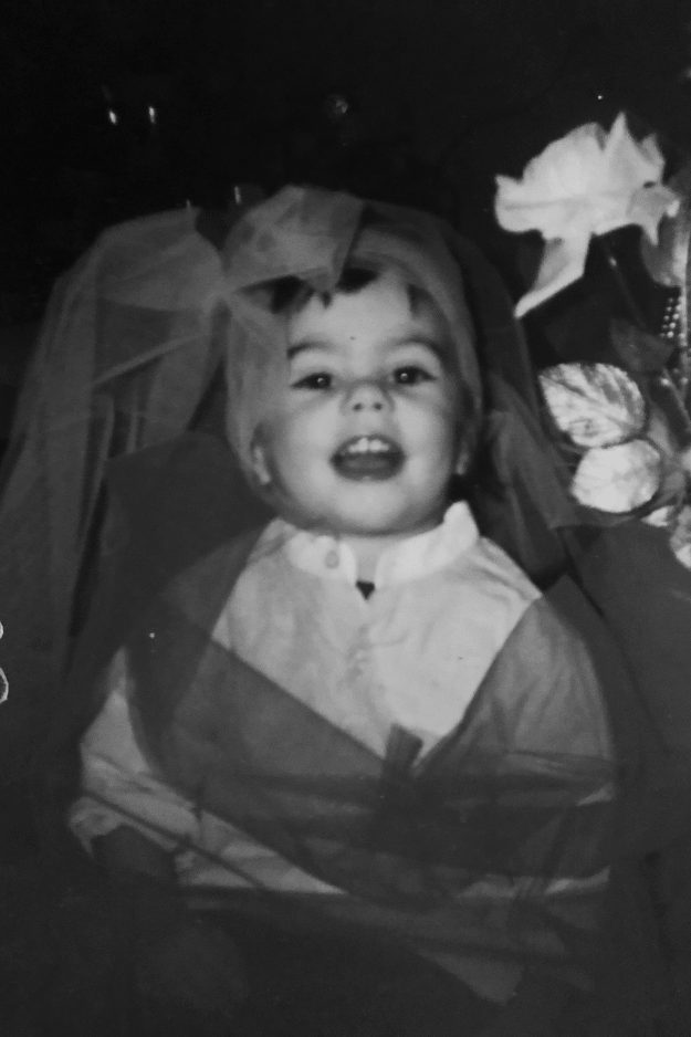 Kelly as a little girl, in an old family photo